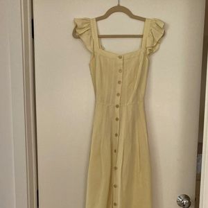 Rebecca Taylor Cream / Light Yellow Summer Dress size 0 size 2 size 4